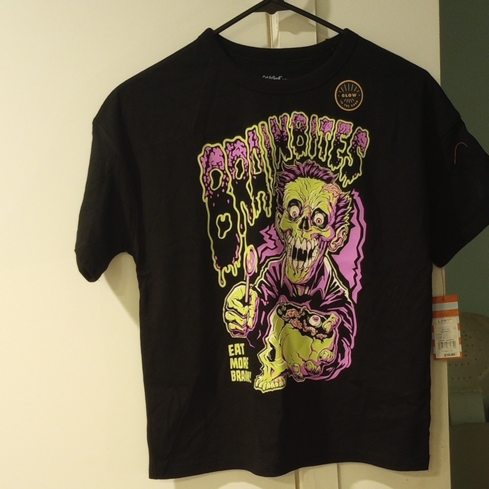 Target Black Graphic Kids T-Shirt with Zombie Design